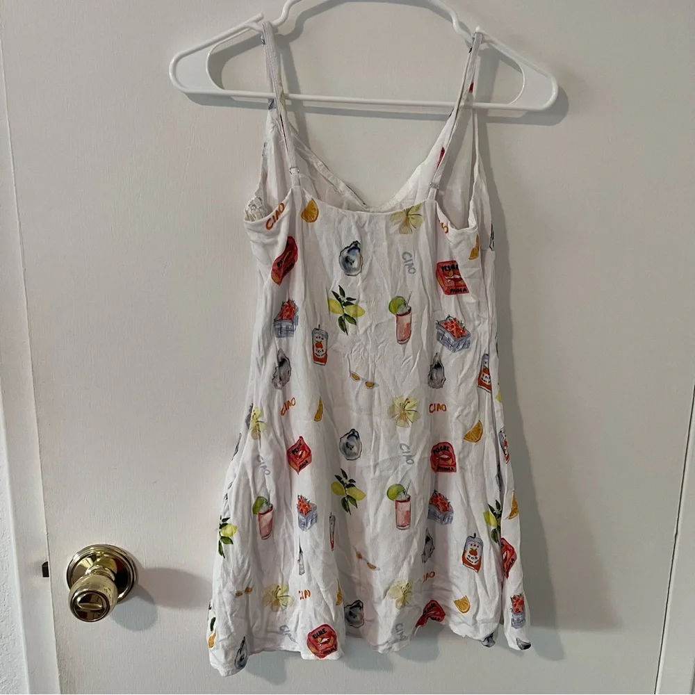 Princess Polly Jaye Ciao Italian White Mini Dress 6 - Picture 7 of 13